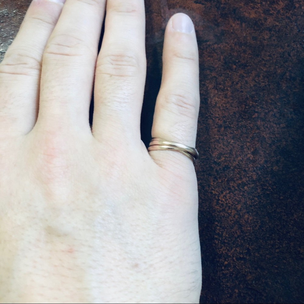 Rose gold Rolling rings